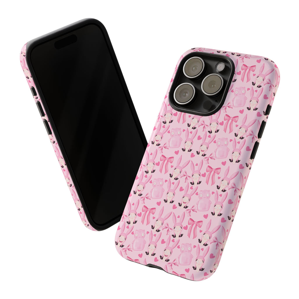 Bob's Burgers Inspired Coquette Louise Tough Case for iPhone, Google, and Samsung