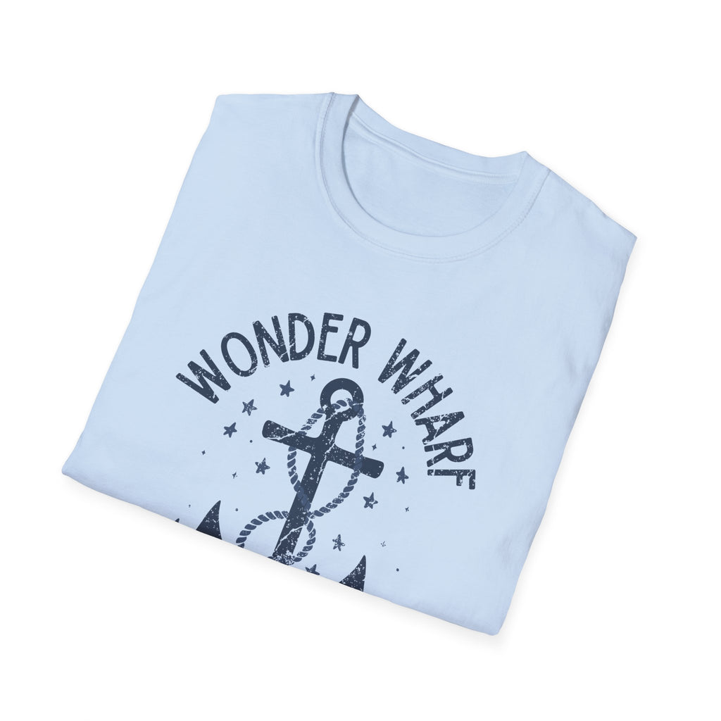 Bob's Burgers Wonder Wharf Inspired Anchor T-Shirt, Nautical Tee, Unisex Ocean Shirt, Beach Lover Gift, Summer Style Essential