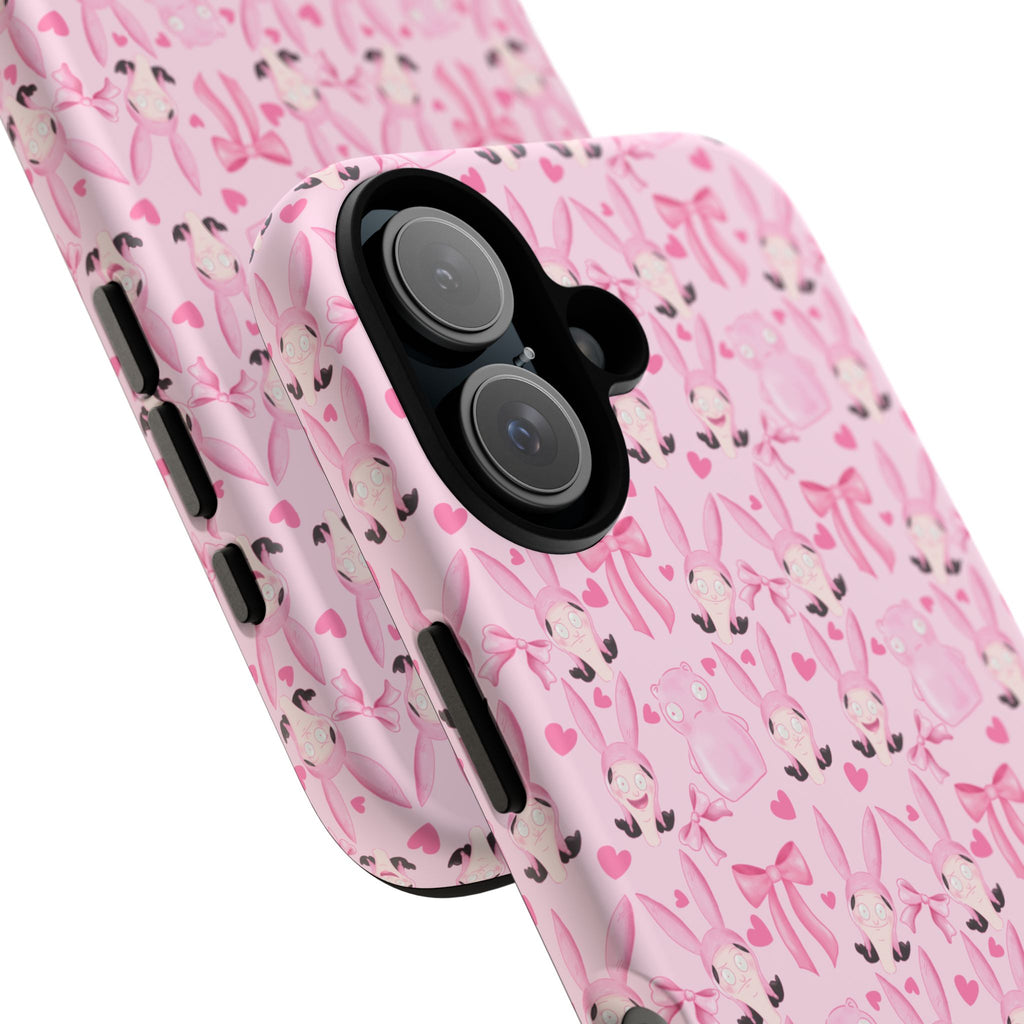 Bob's Burgers Inspired Coquette Louise Tough Case for iPhone, Google, and Samsung