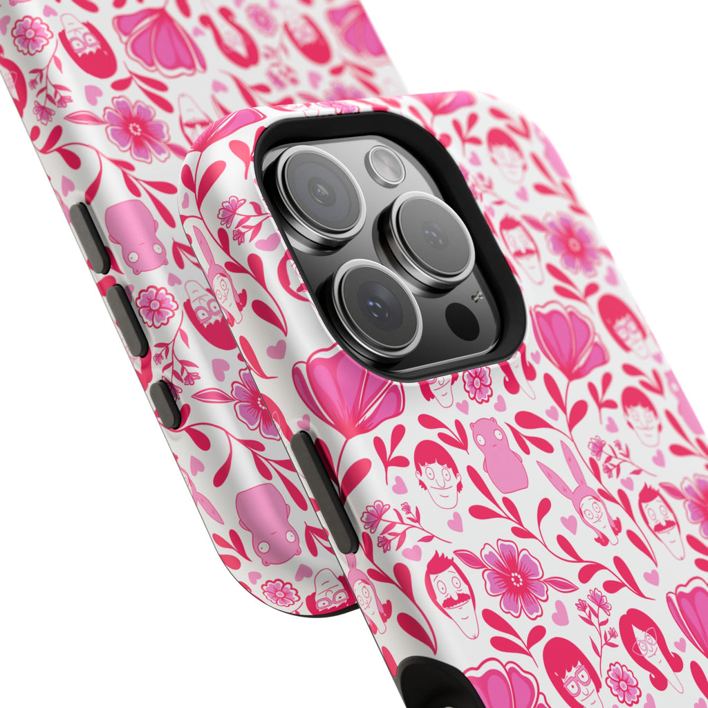 Belcher's Fine China iPhone Case V1 Pink – Magnetic Impact-Resistant