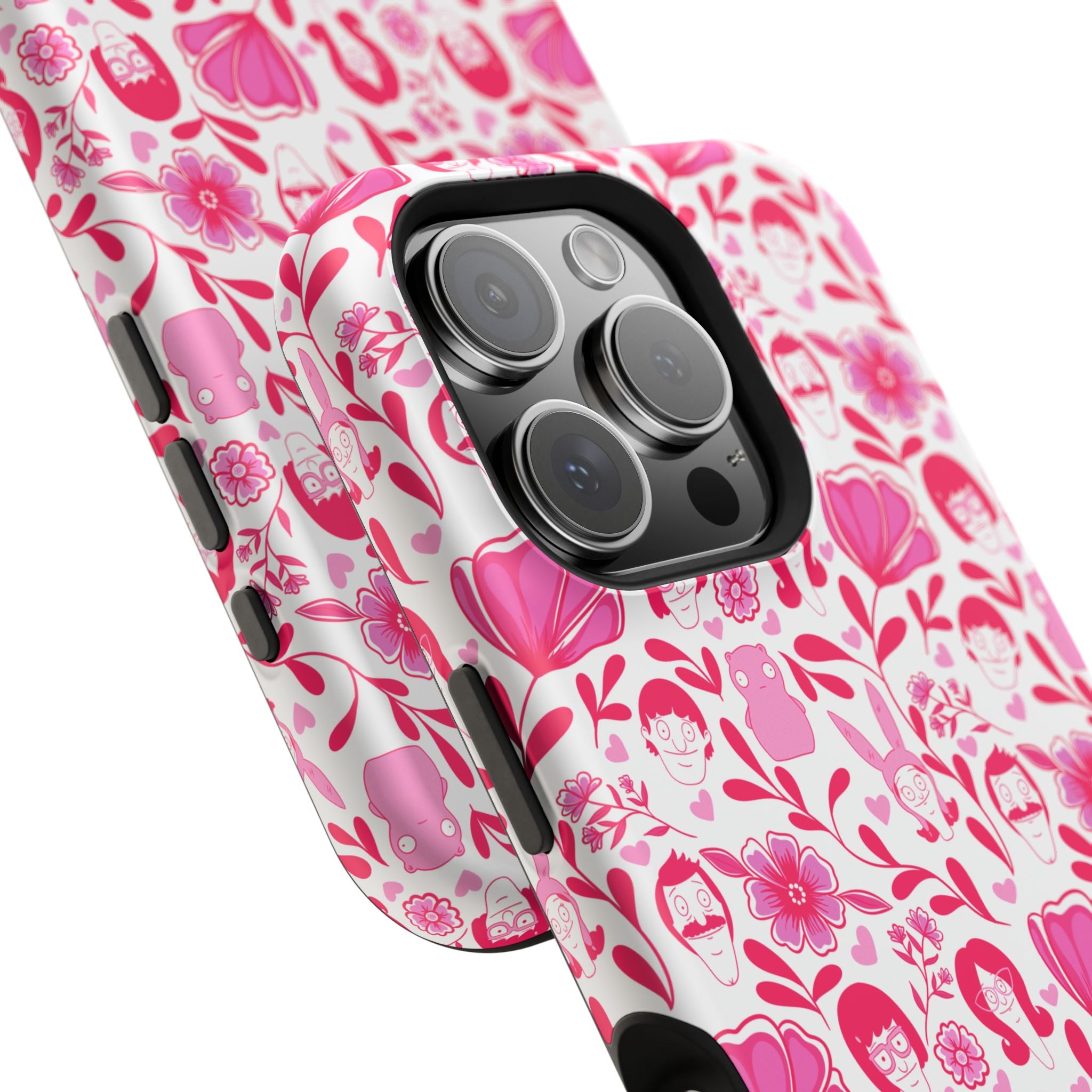 Belcher's Fine China iPhone Case V1 Pink – Magnetic Impact-Resistant