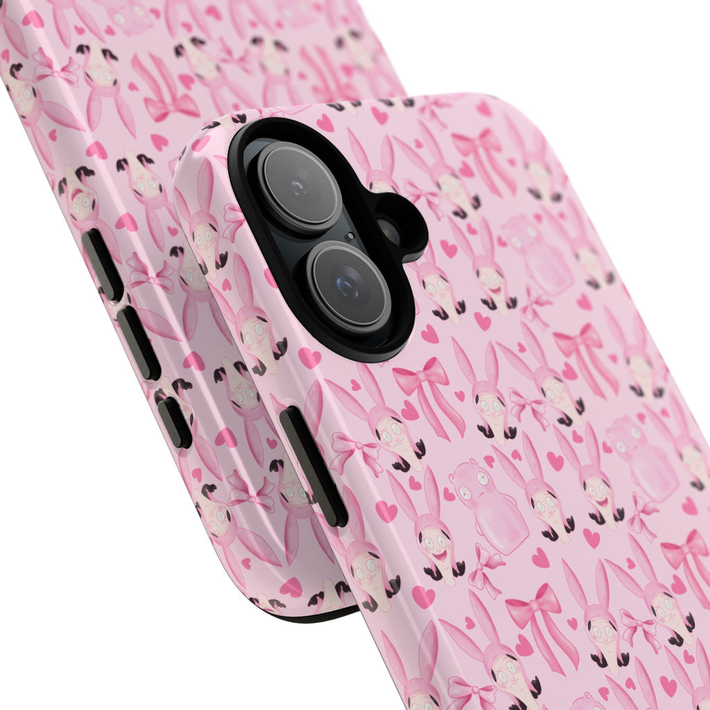 Bob's Burgers Inspired Coquette Louise Tough Case for iPhone, Google, and Samsung