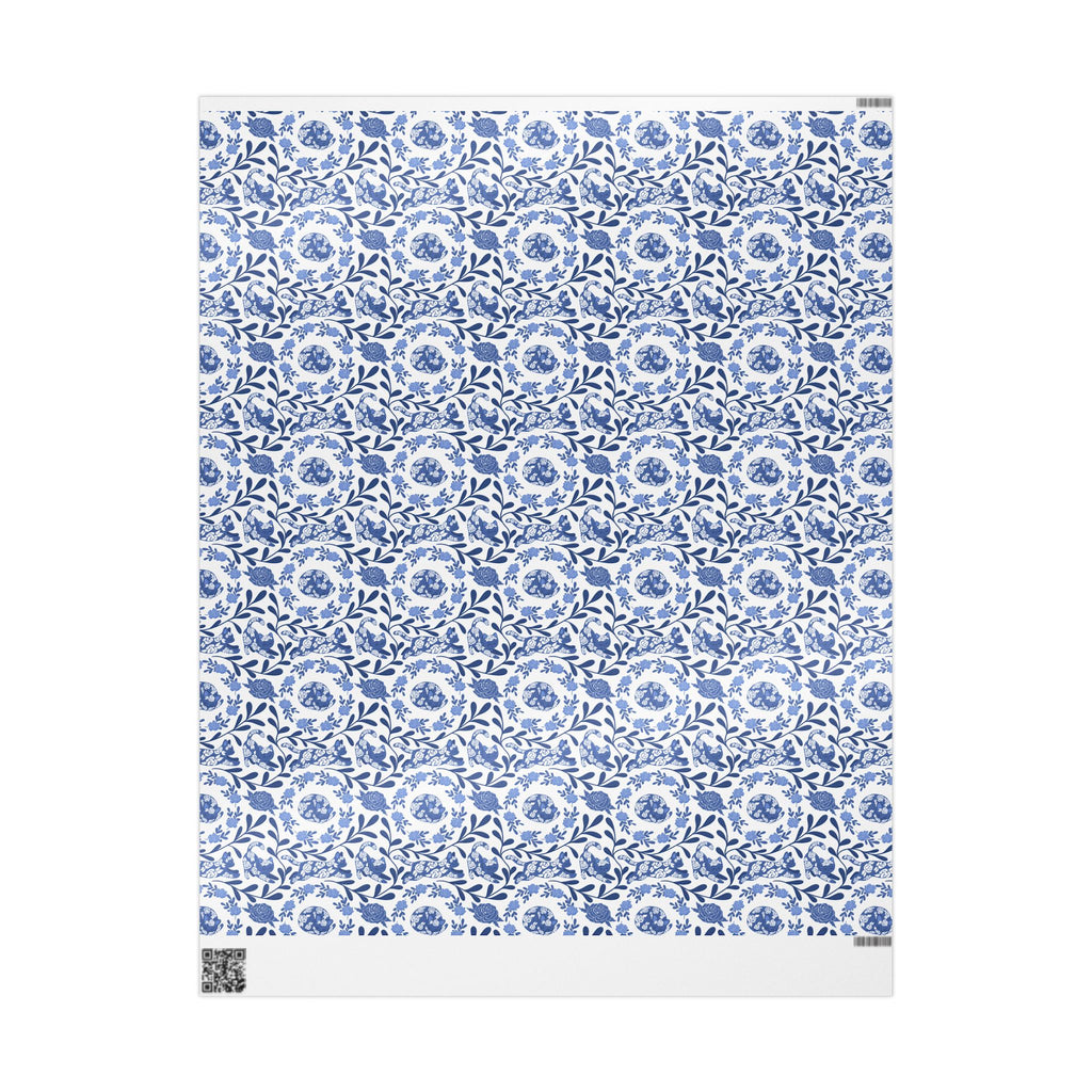 Floral Kitty Fine China Gift Wrap