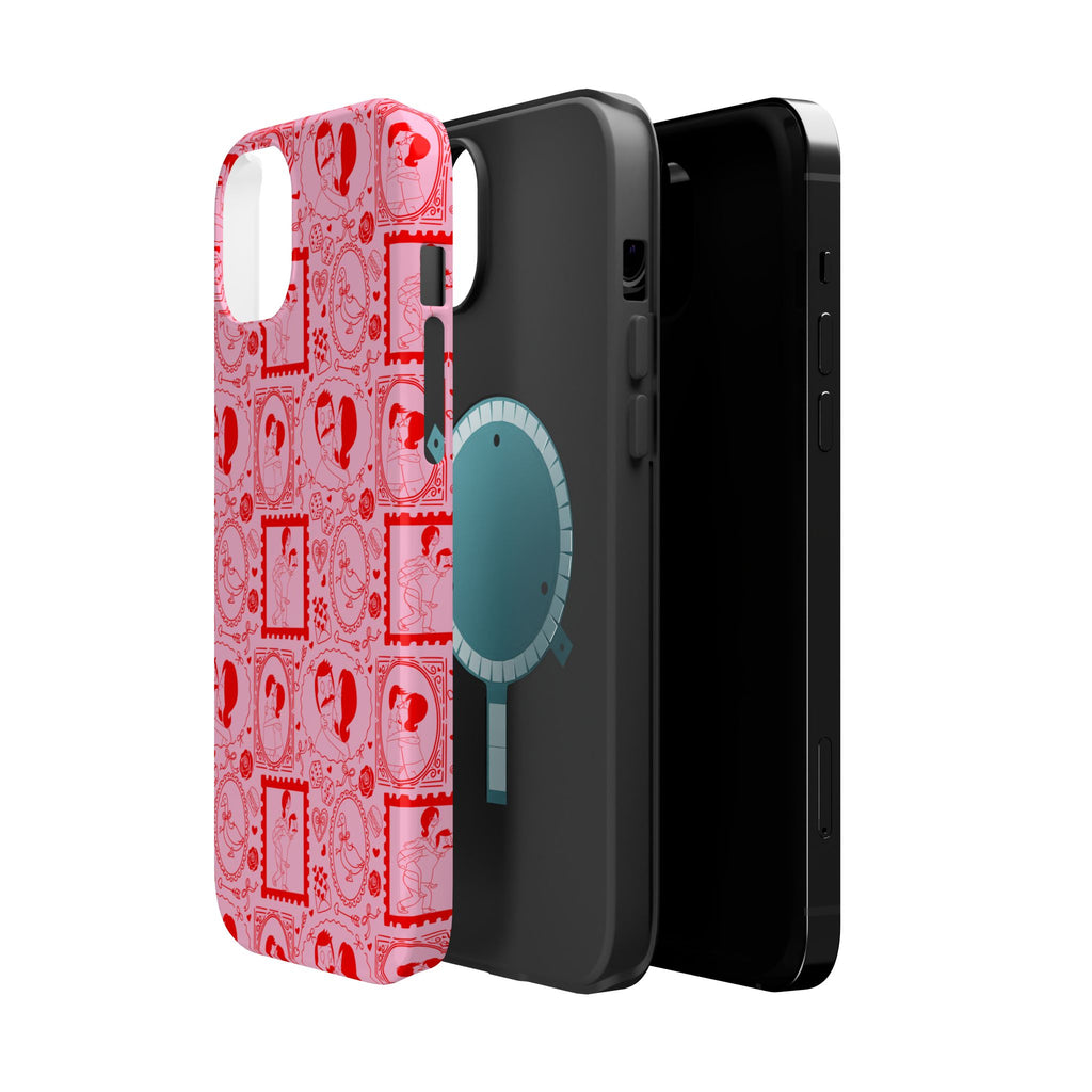 Linda & Bob Valentine's iPhone Case – Magnetic Impact-Resistant PINK