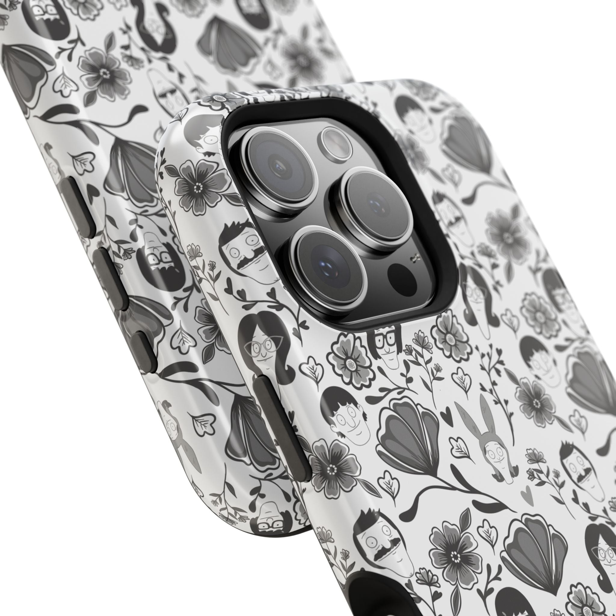 Belcher's Fine China iPhone Case V1 Monochrome – Magnetic Impact-Resistant