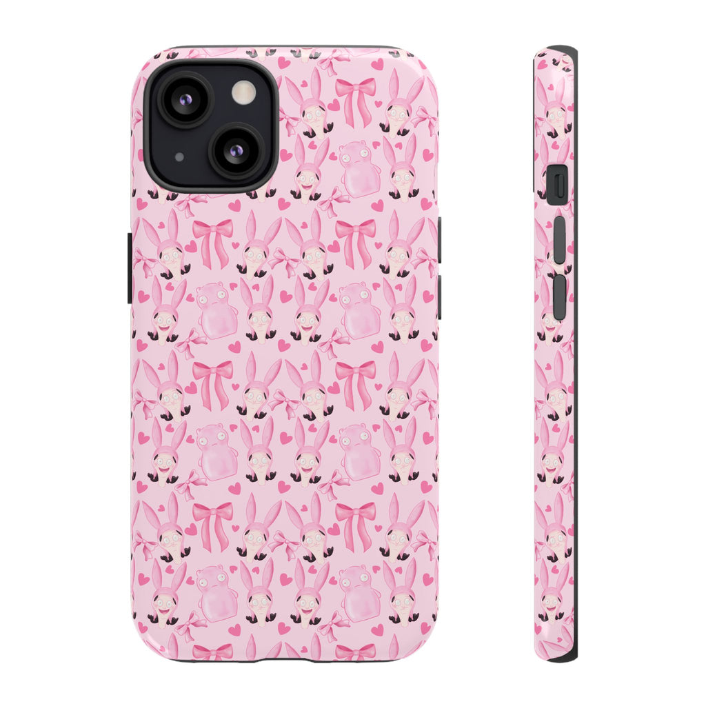 Bob's Burgers Inspired Coquette Louise Tough Case for iPhone, Google, and Samsung