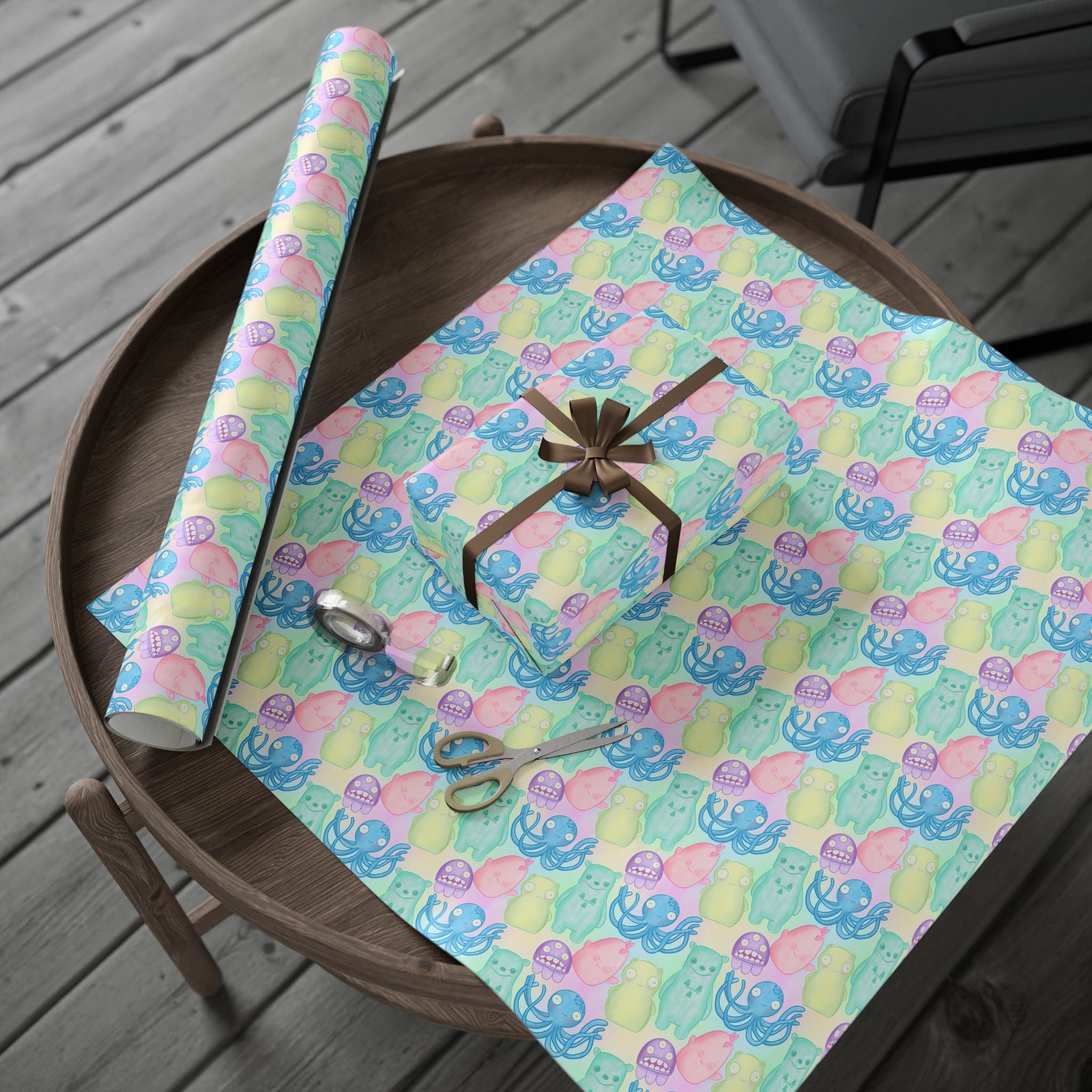 Kuchi Kopi and Friends Gift Wrap