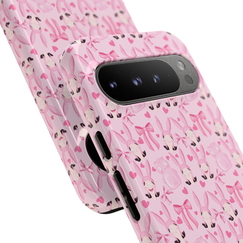 Bob's Burgers Inspired Coquette Louise Tough Case for iPhone, Google, and Samsung