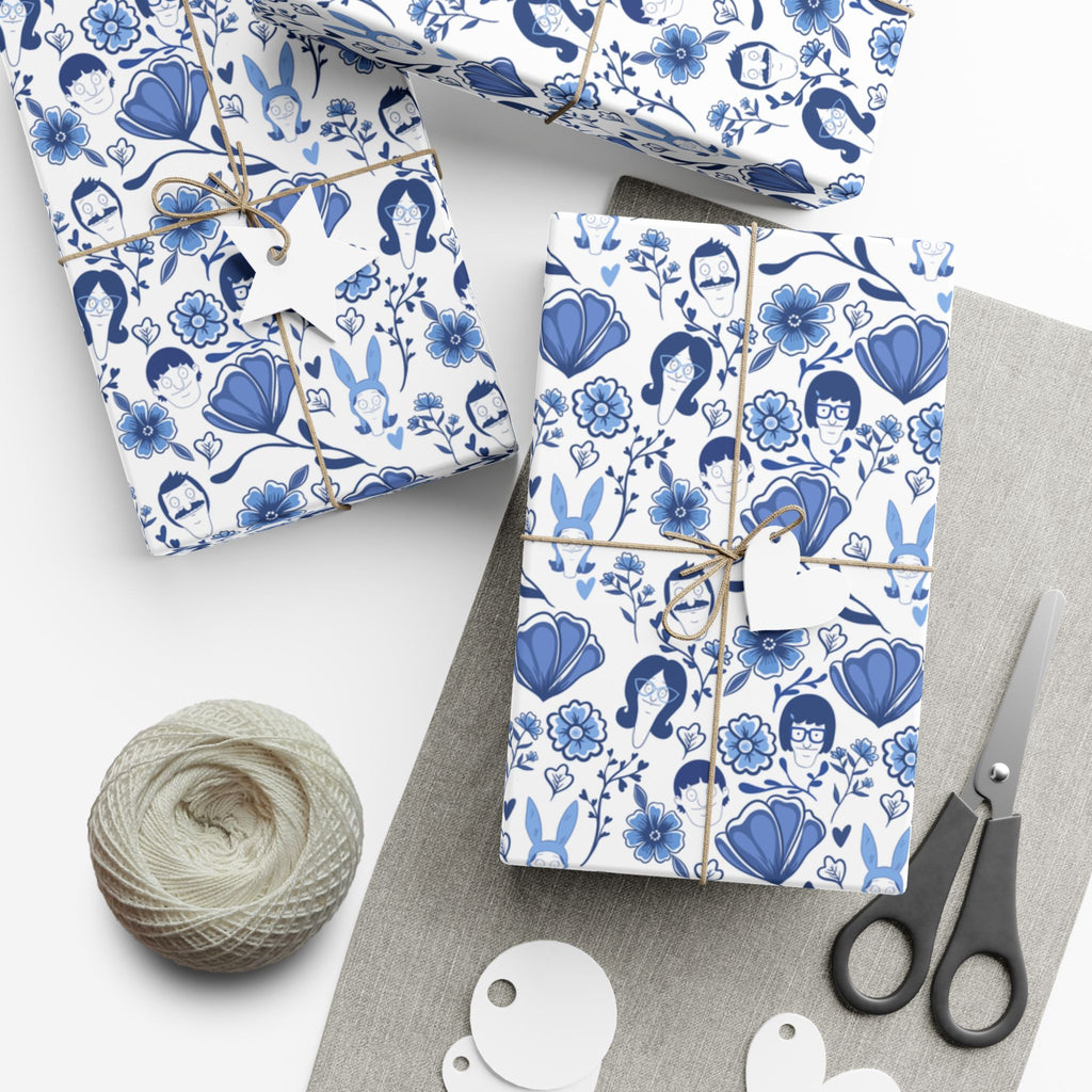 Bob's Burgers Inspired Fine China Floral Gift Wrap