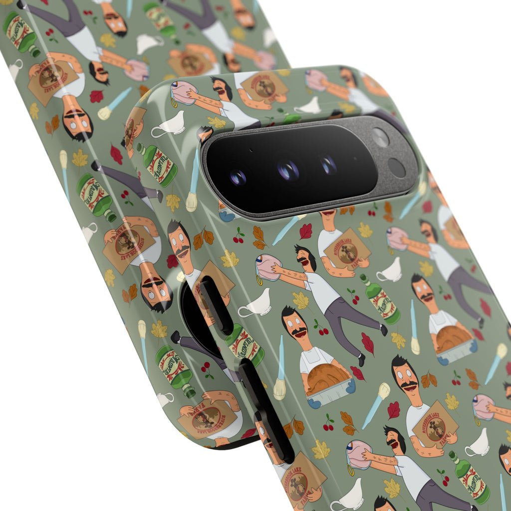 Bob's Burgers Inspired Thanksgiving Bob V1 Tough Case for iPhone, Samsung, and Google Phones
