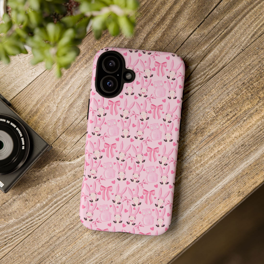 Bob's Burgers Inspired Coquette Louise Tough Case for iPhone, Google, and Samsung