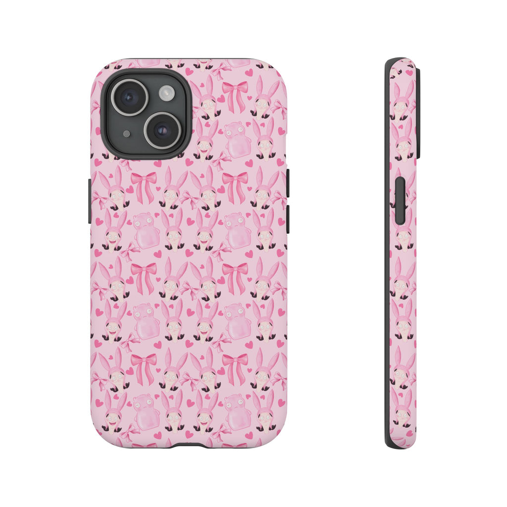 Bob's Burgers Inspired Coquette Louise Tough Case for iPhone, Google, and Samsung