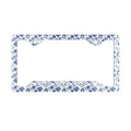 Belcher Fam Fine China Metal License Plate Frame