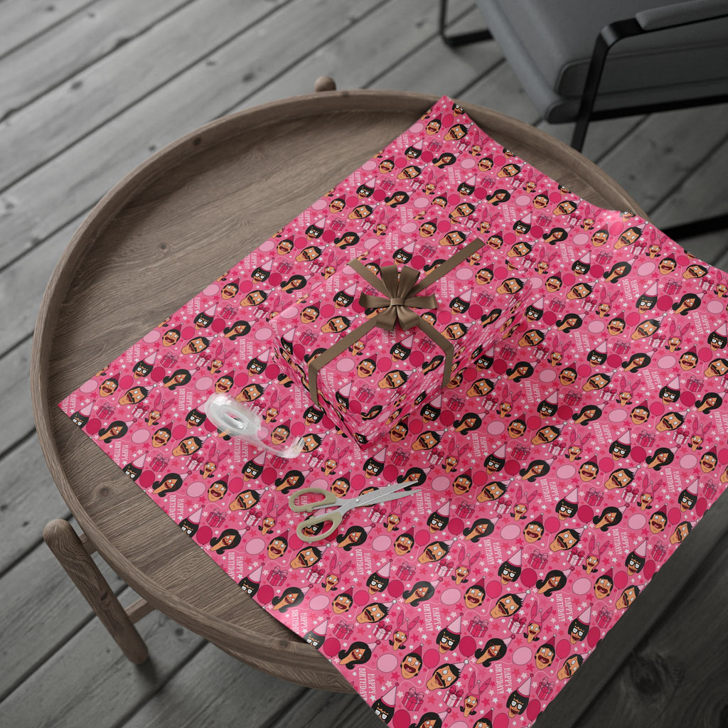 The Belcher's Birthday Gift Wrap-Pink Edition