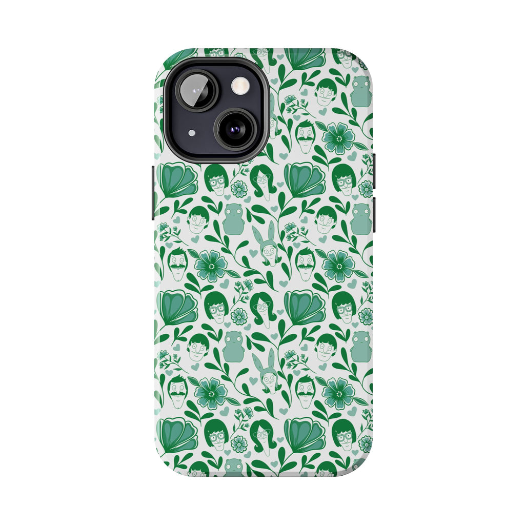 Belcher's Green Fine China Tough Phone Case (iPhone, Samsung) Not MagSafe!