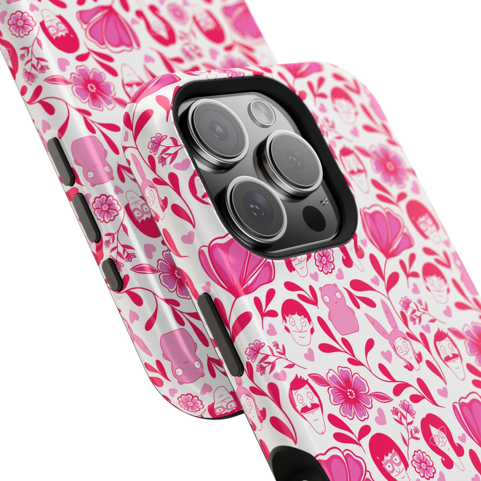 Belcher's Fine China iPhone Case V1 Pink – Magnetic Impact-Resistant