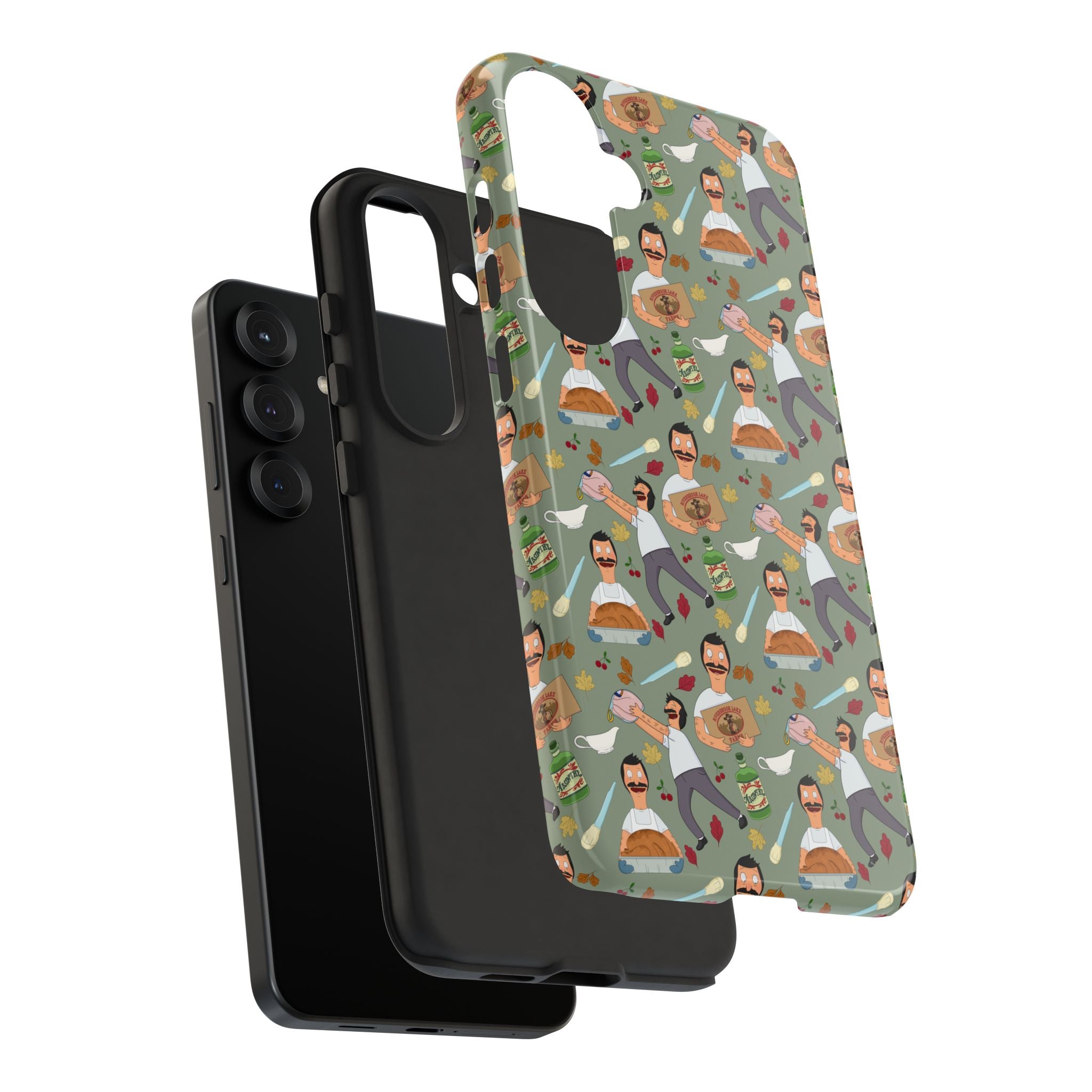 Bob's Burgers Inspired Thanksgiving Bob V1 Tough Case for iPhone, Samsung, and Google Phones