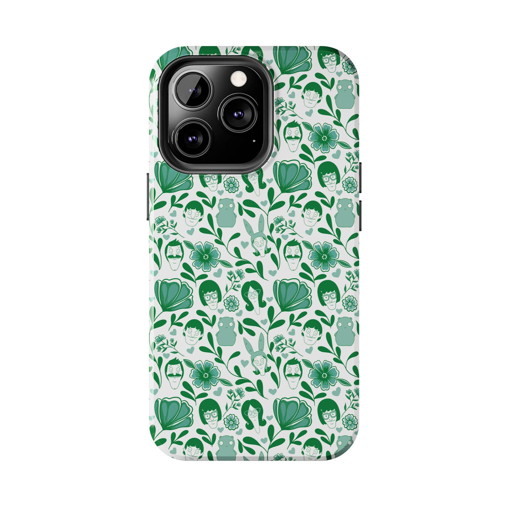 Belcher's Green Fine China Tough Phone Case (iPhone, Samsung) Not MagSafe!