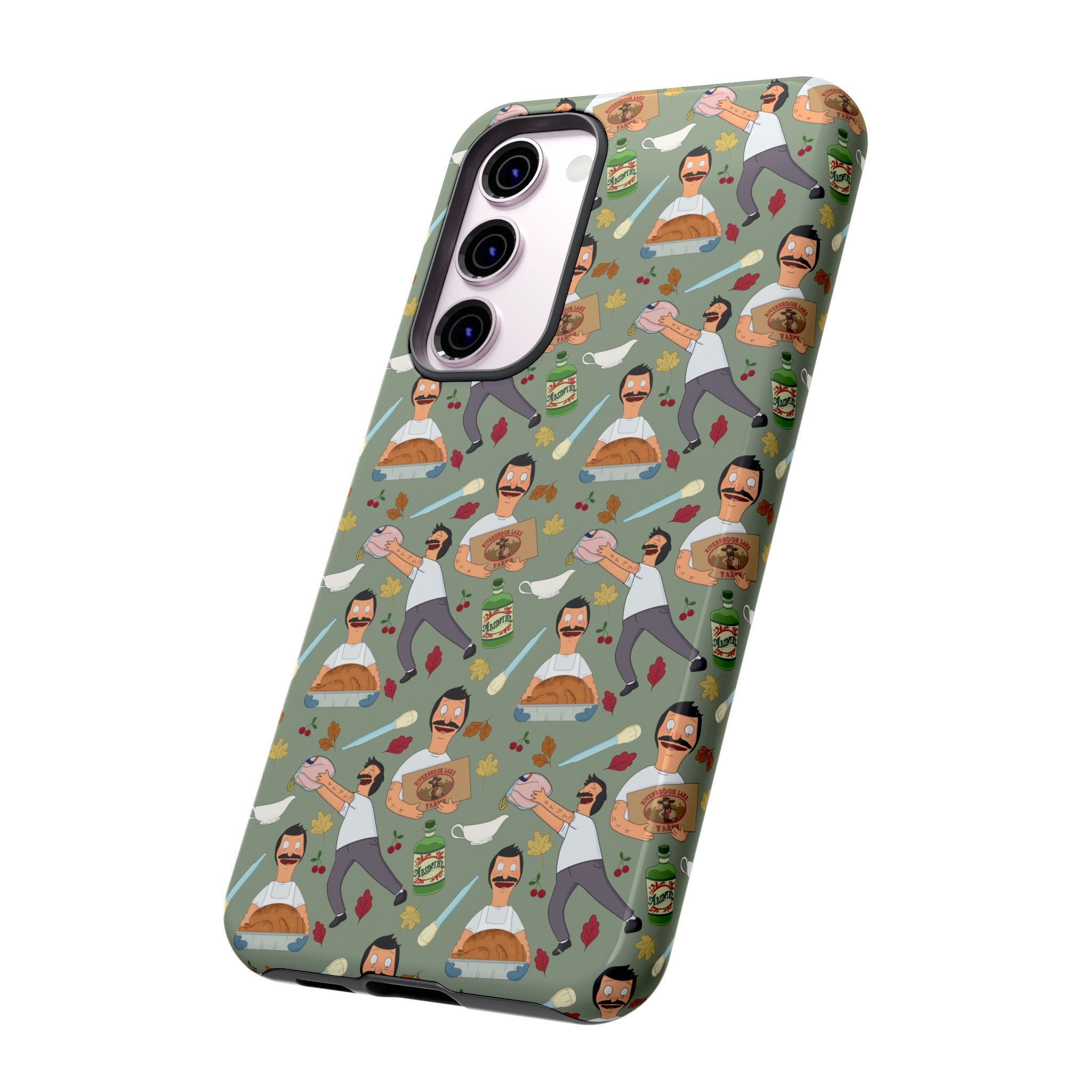 Bob's Burgers Inspired Thanksgiving Bob V1 Tough Case for iPhone, Samsung, and Google Phones