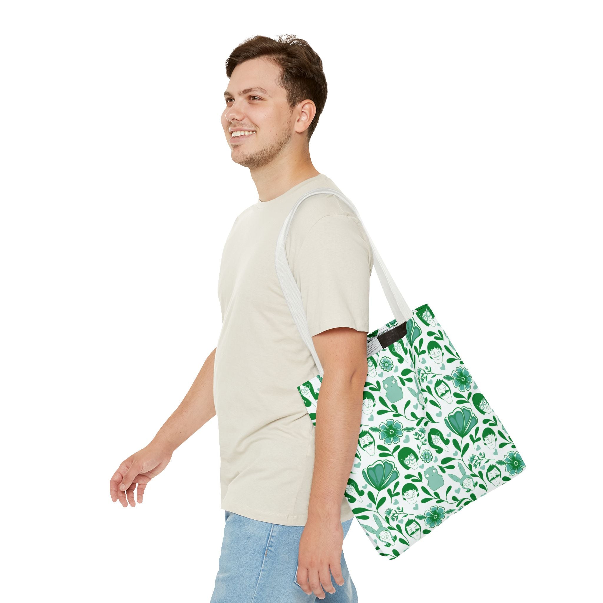 Green Belcher's Fine China Tote Bag