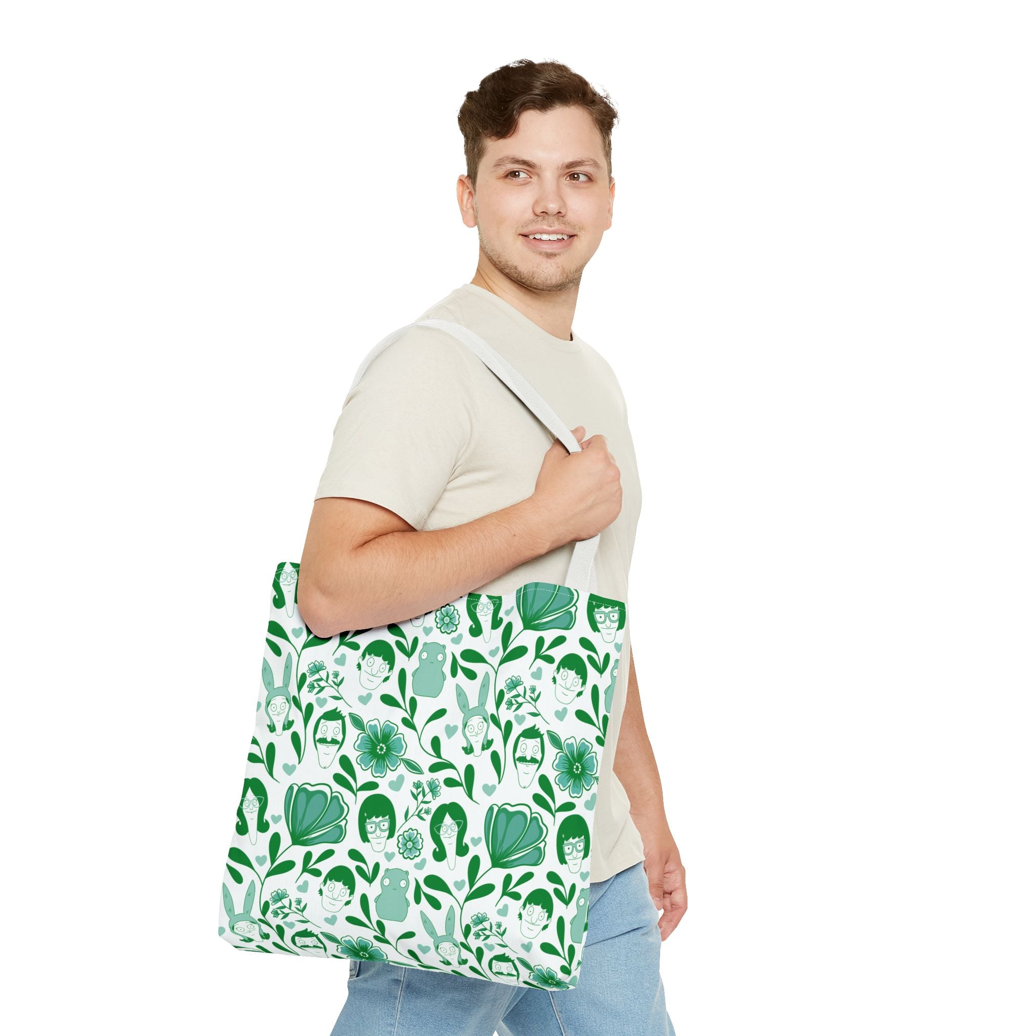 Green Belcher's Fine China Tote Bag