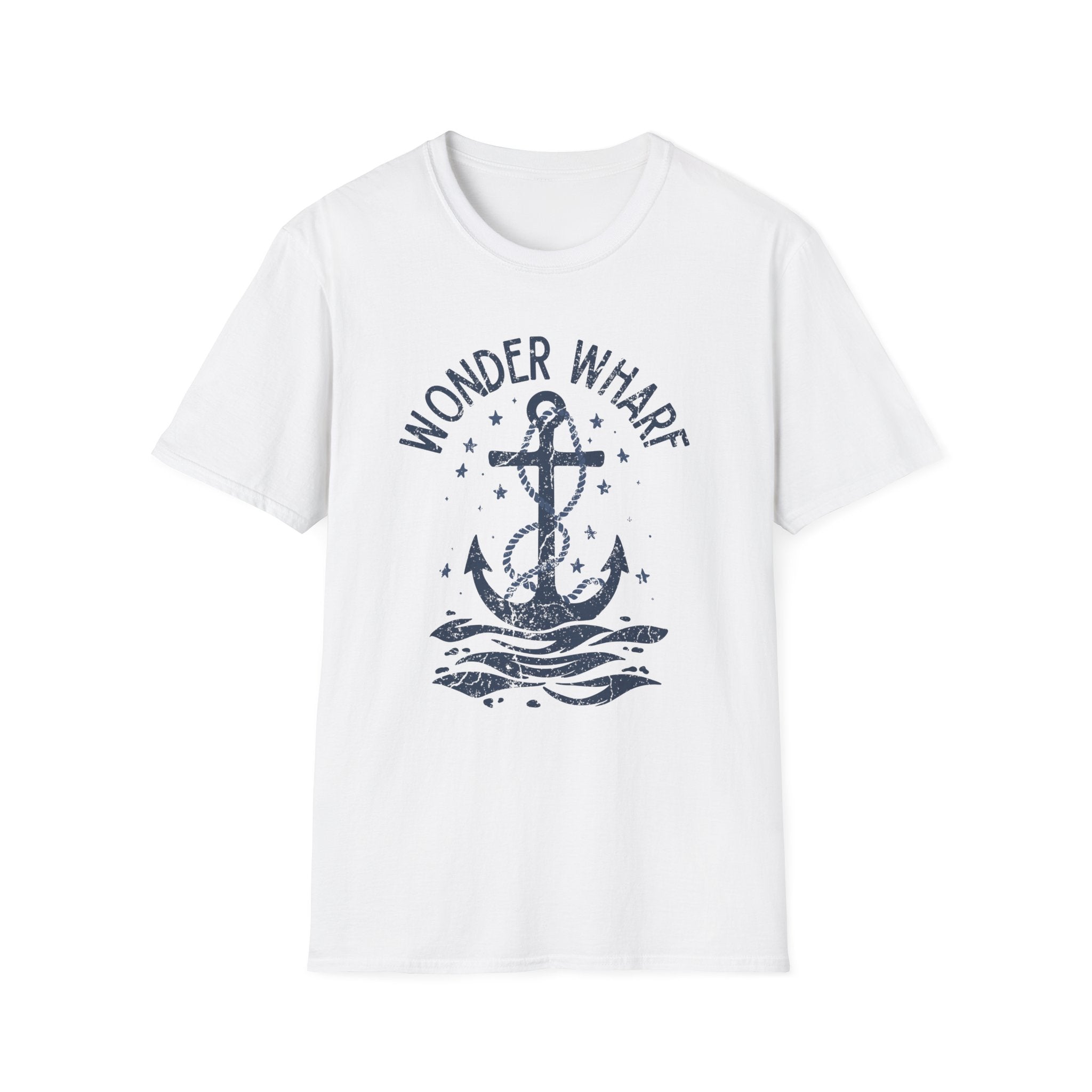Bob's Burgers Wonder Wharf Inspired Anchor T-Shirt, Nautical Tee, Unisex Ocean Shirt, Beach Lover Gift, Summer Style Essential