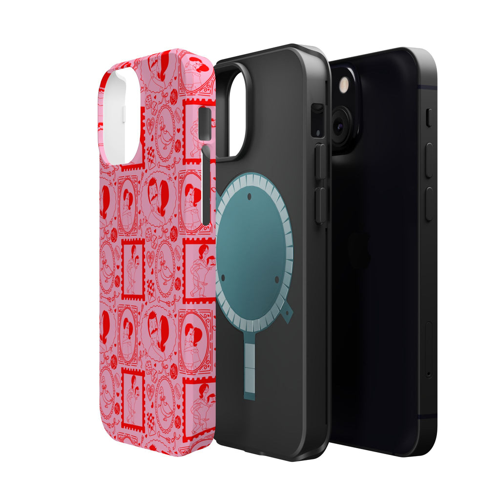 Linda & Bob Valentine's iPhone Case – Magnetic Impact-Resistant PINK