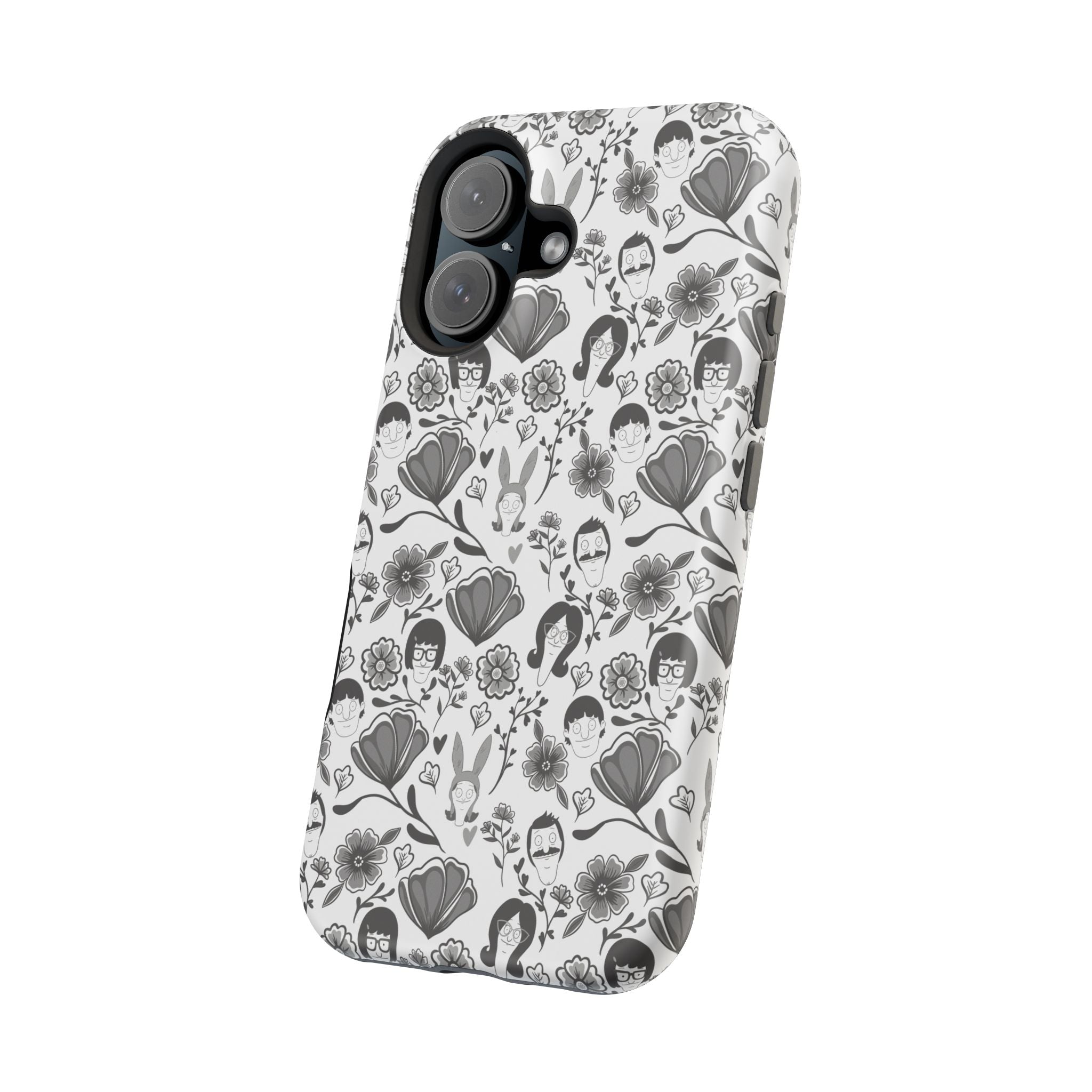 Belcher's Fine China iPhone Case V1 Monochrome – Magnetic Impact-Resistant