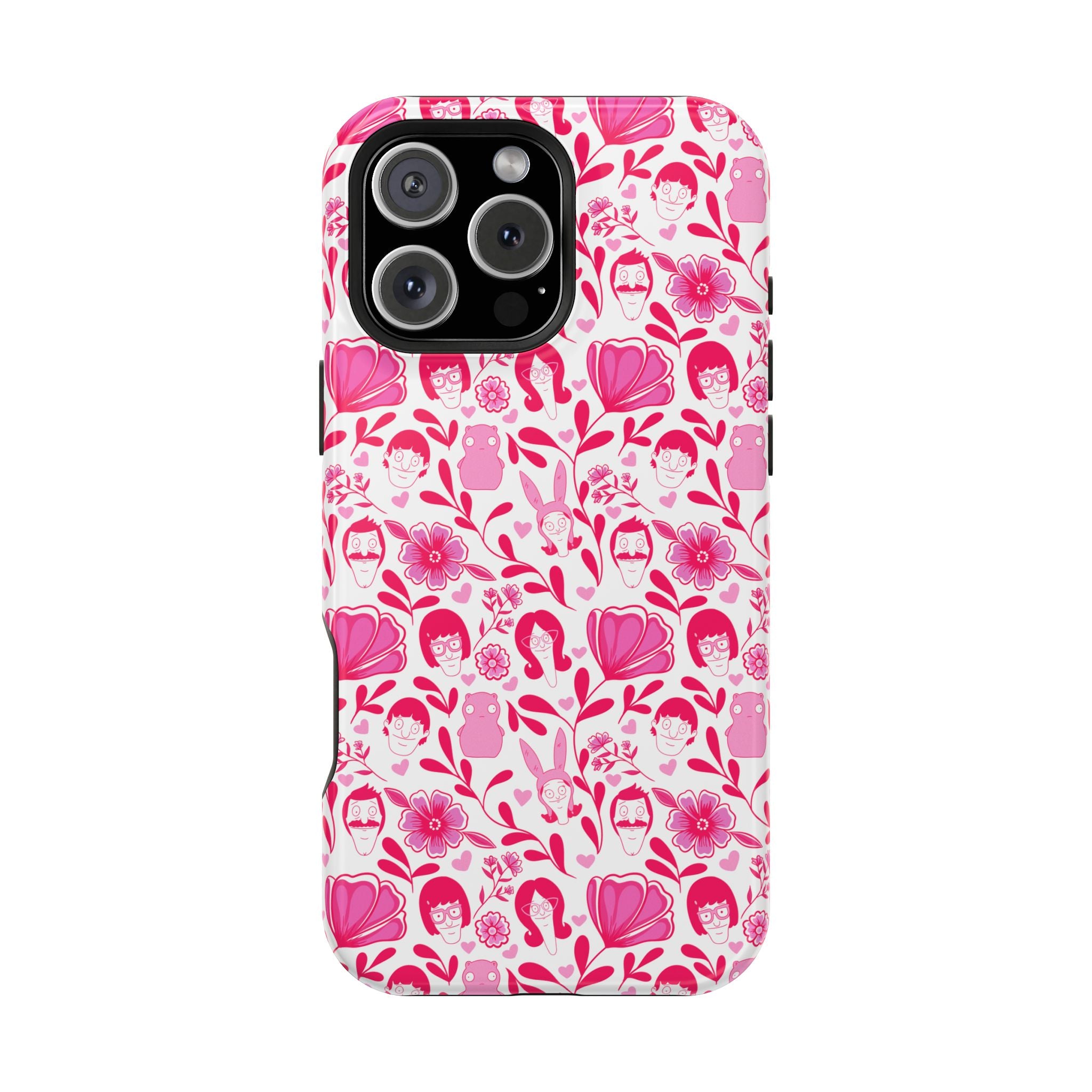 Belcher's Fine China iPhone Case V1 Pink – Magnetic Impact-Resistant