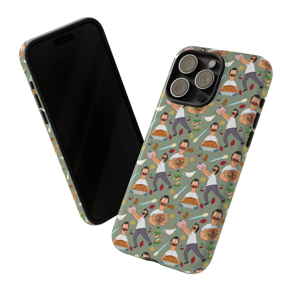 Bob's Burgers Inspired Thanksgiving Bob V1 Tough Case for iPhone, Samsung, and Google Phones
