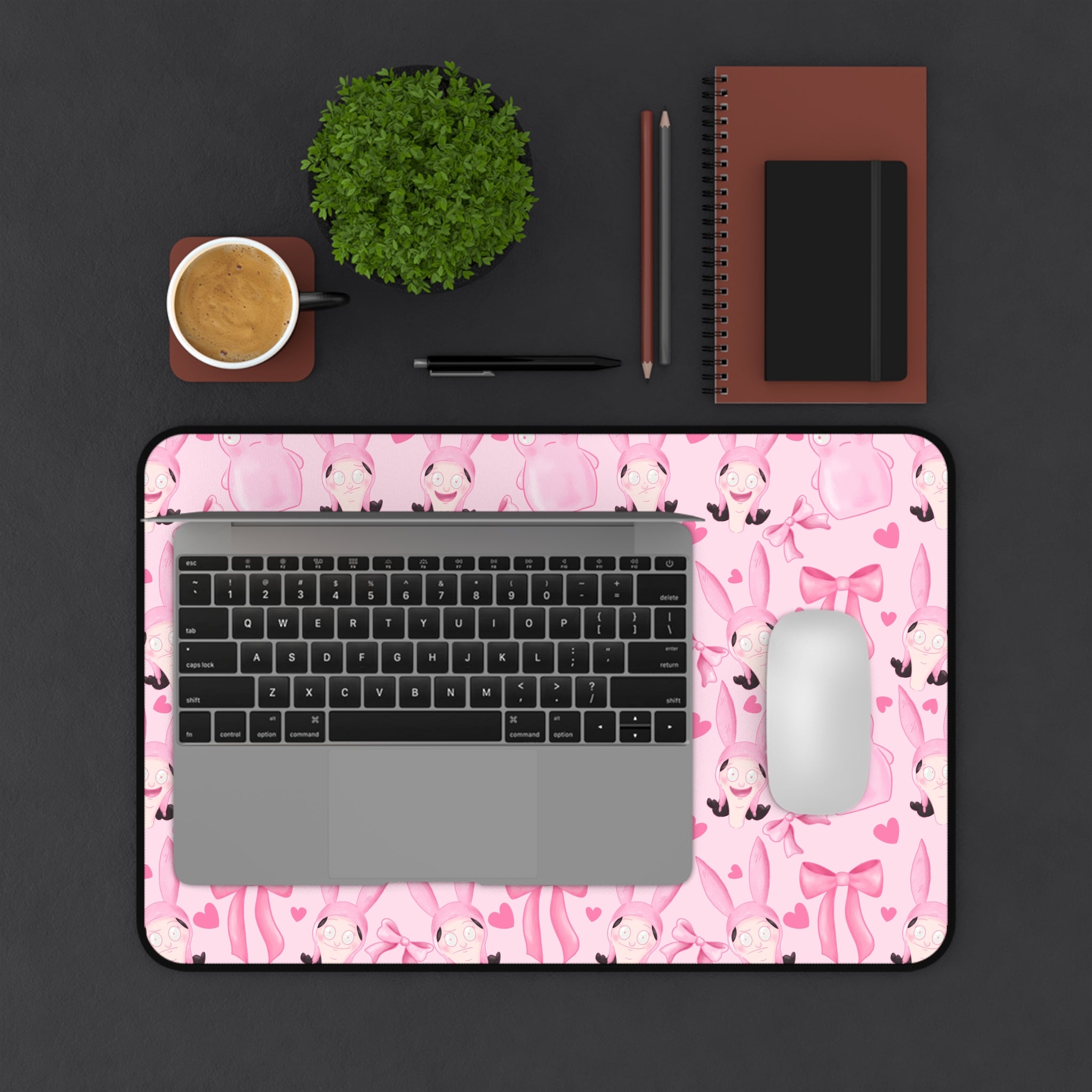 Bobs Burgers Pink Desk Pad