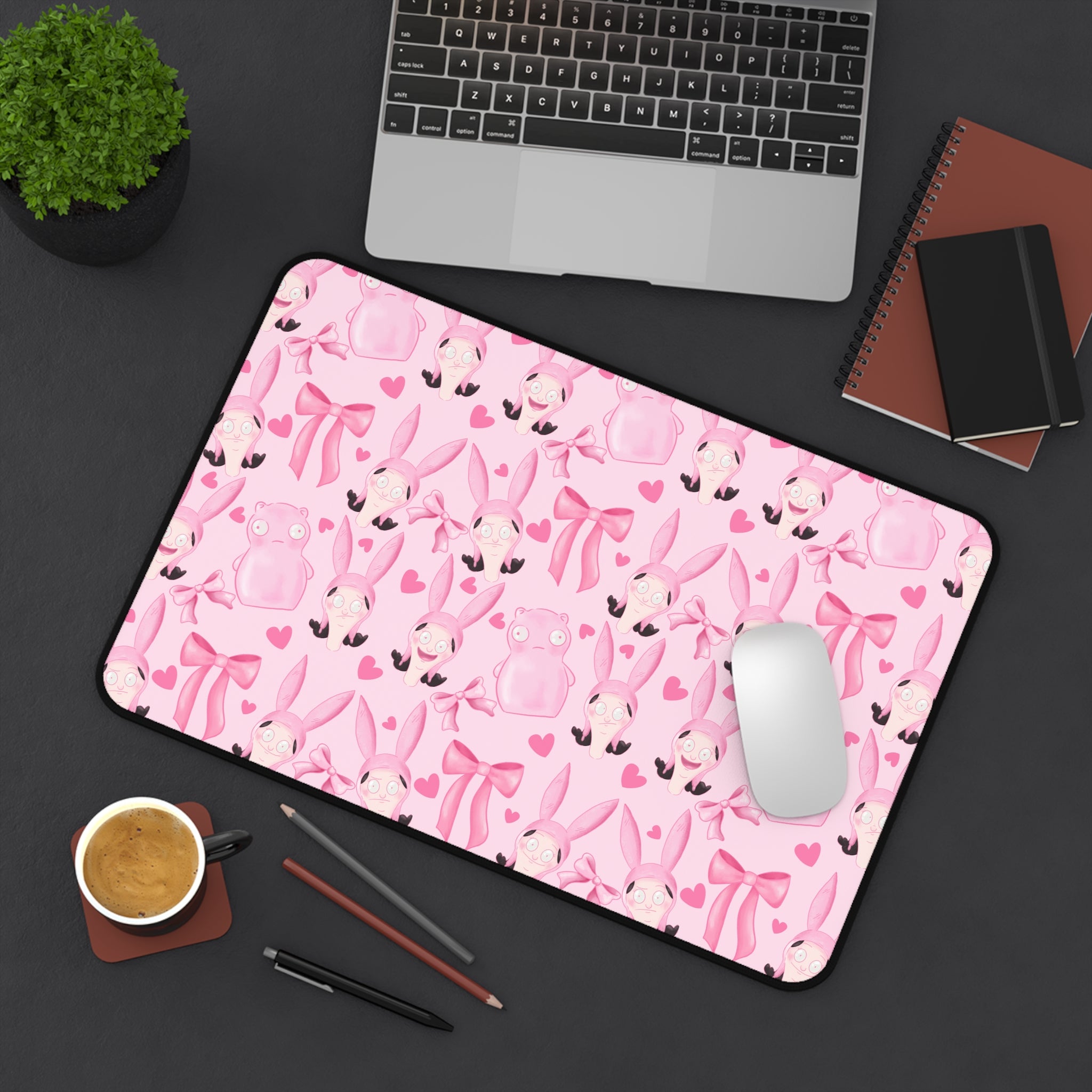 Bobs Burgers Pink Desk Pad