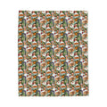 Plaid Thanksgiving with Bob Cozy Plush Blanket