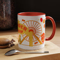 Wonder Wharf Accent Coffee Mug (11, 15oz) (RED VERSION)