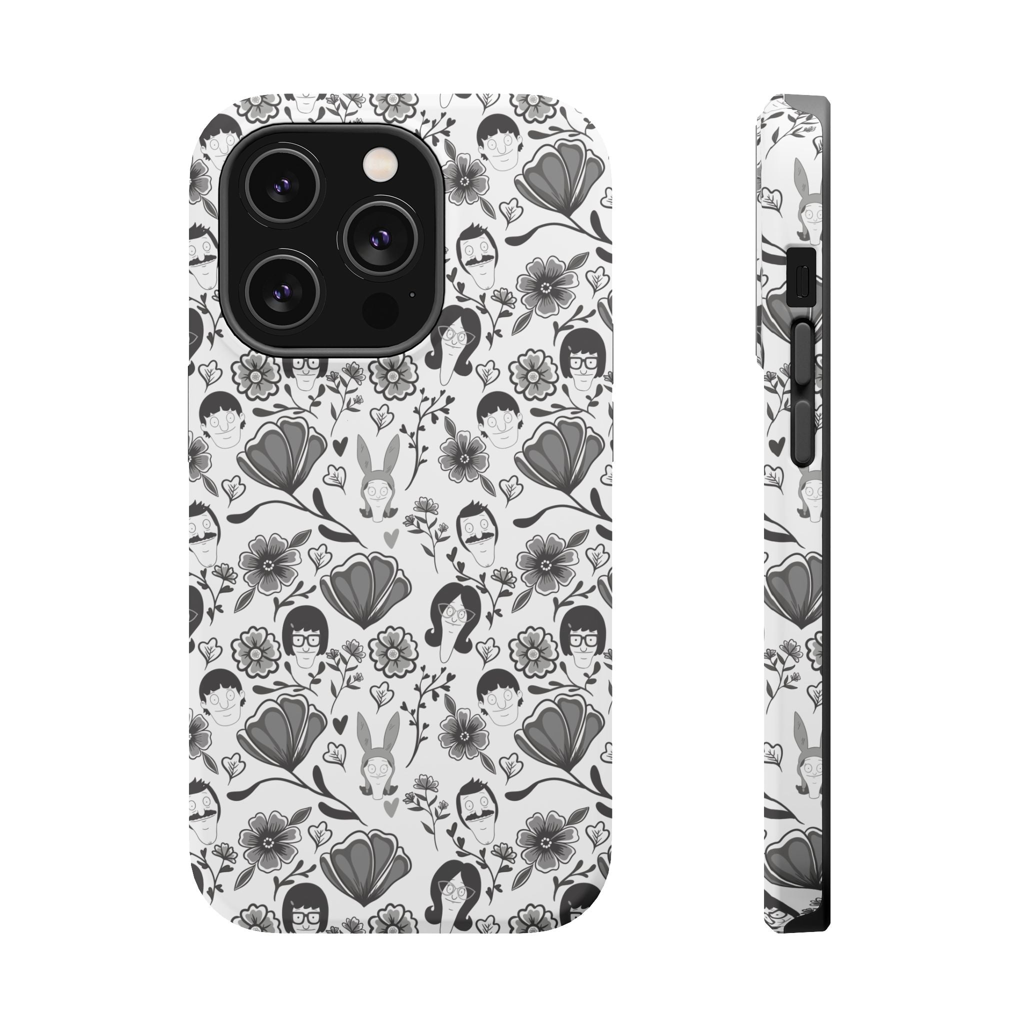 Belcher's Fine China iPhone Case V1 Monochrome – Magnetic Impact-Resistant