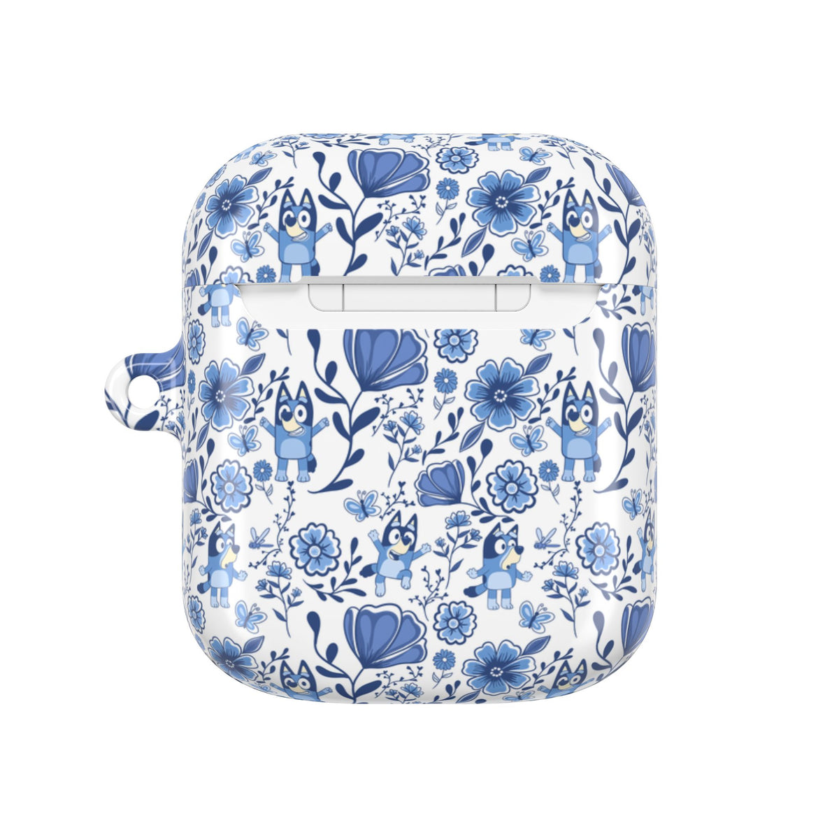 Blue Heeler Dog Charming Floral AirPod Case