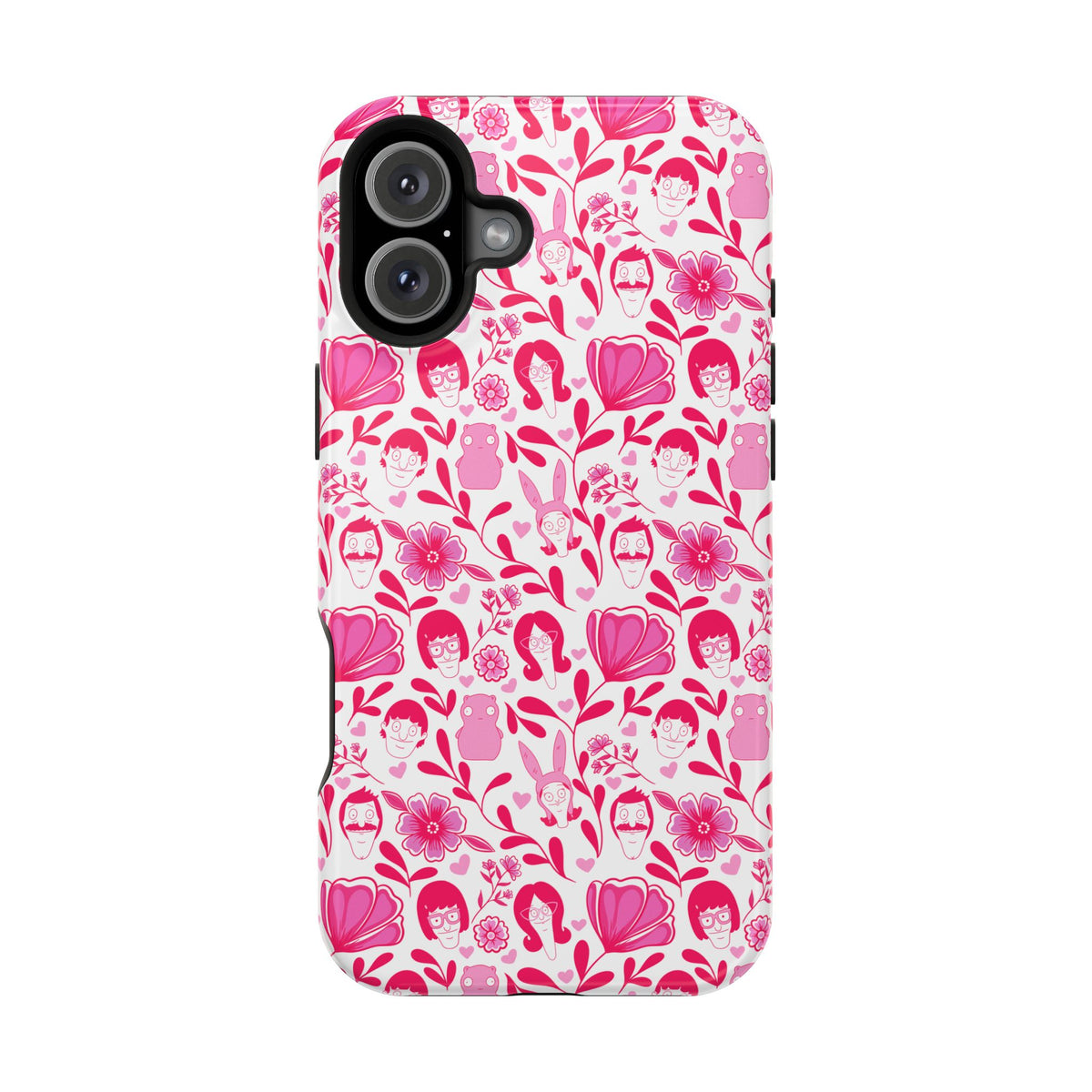 Belcher's Fine China iPhone Case V1 Pink – Magnetic Impact-Resistant