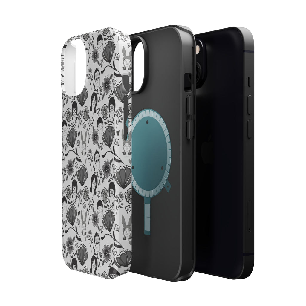 Belcher's Fine China iPhone Case V1 Monochrome – Magnetic Impact-Resistant