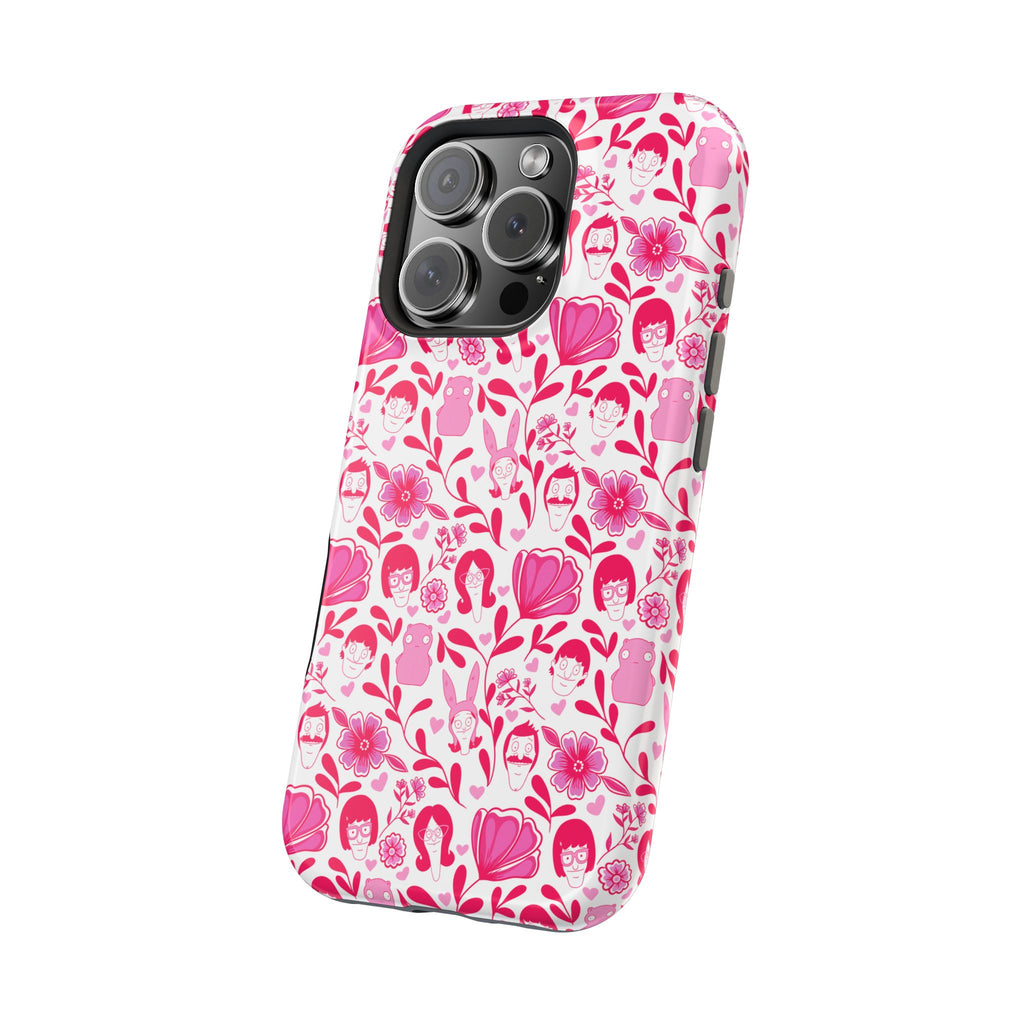 Belcher's Fine China iPhone Case V1 Pink – Magnetic Impact-Resistant
