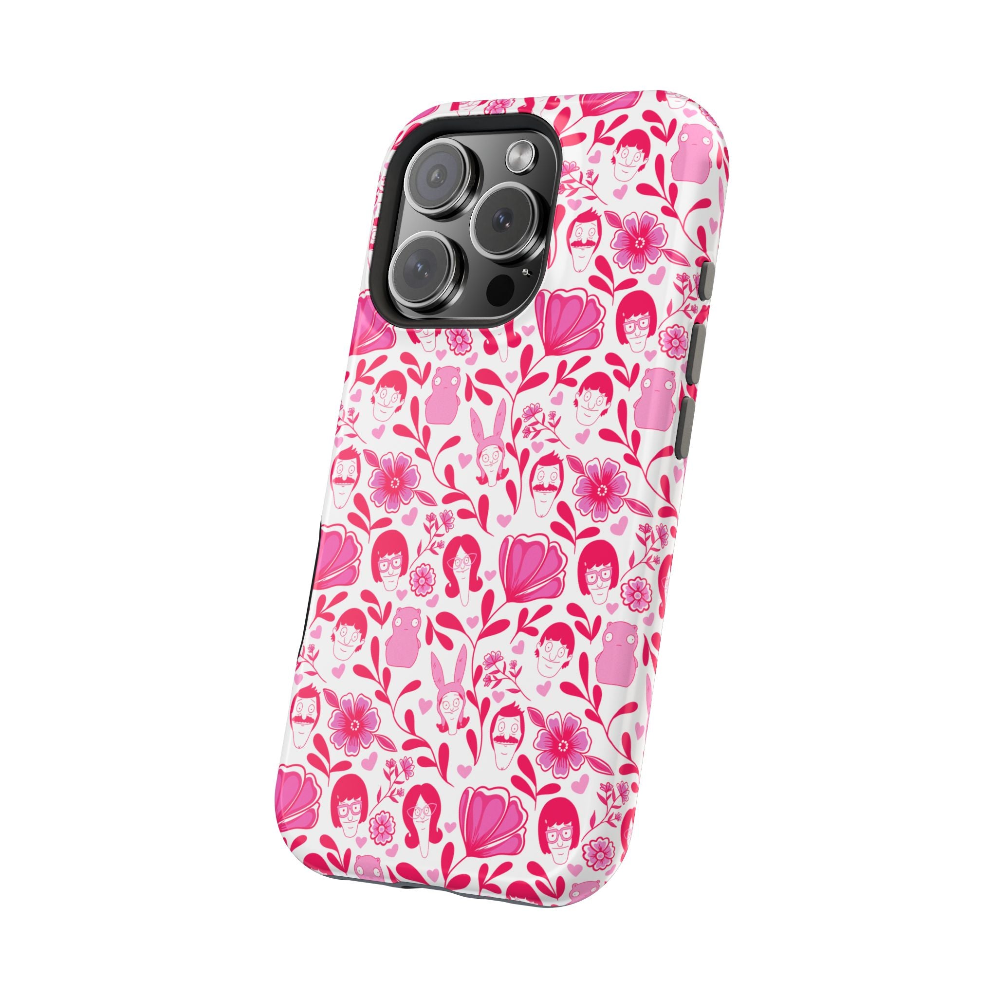 Belcher's Fine China iPhone Case V1 Pink – Magnetic Impact-Resistant