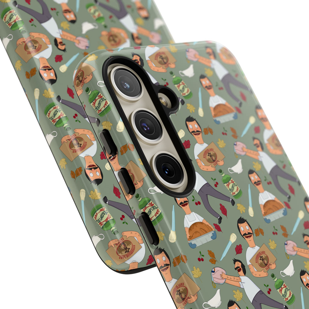 Bob's Burgers Inspired Thanksgiving Bob V1 Tough Case for iPhone, Samsung, and Google Phones