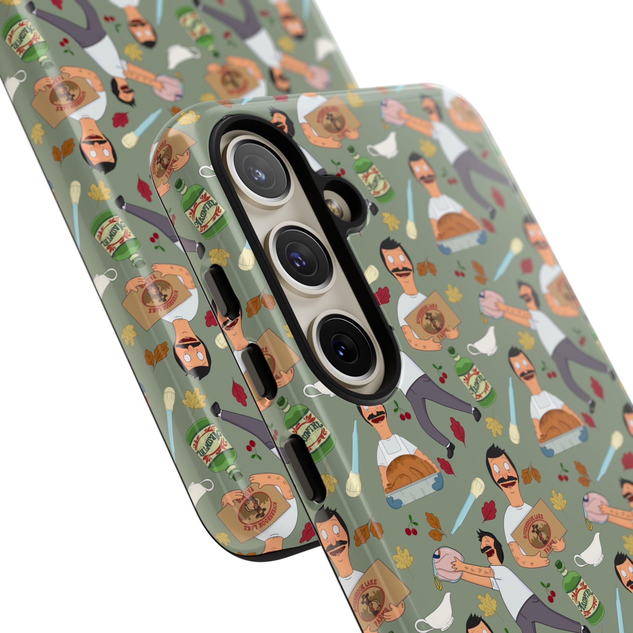 Bob's Burgers Inspired Thanksgiving Bob V1 Tough Case for iPhone, Samsung, and Google Phones