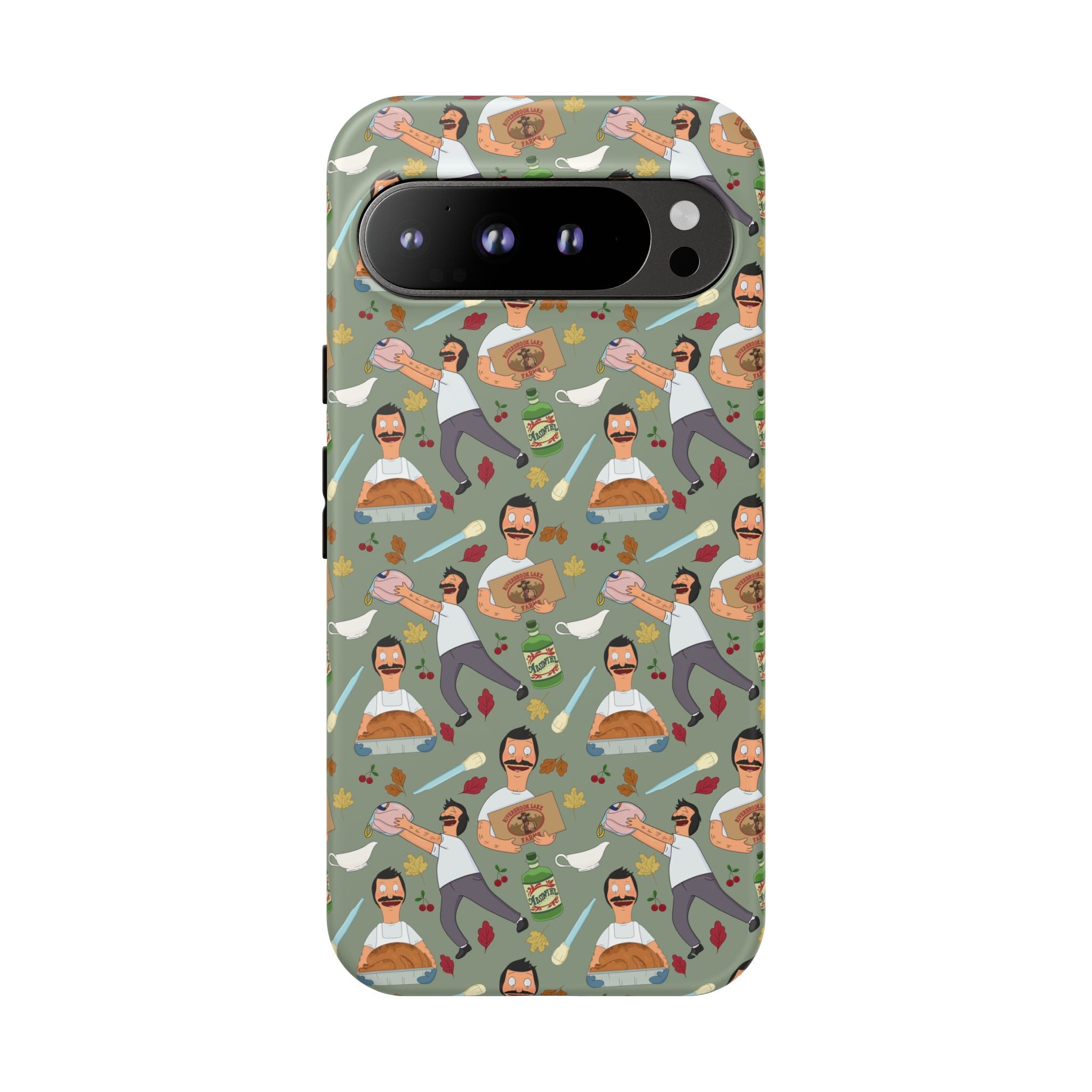 Bob's Burgers Inspired Thanksgiving Bob V1 Tough Case for iPhone, Samsung, and Google Phones