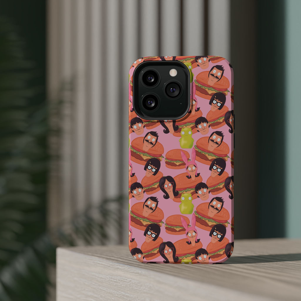Belcher's Burger Time - Pink Magnetic Impact-Resistant iPhone Case