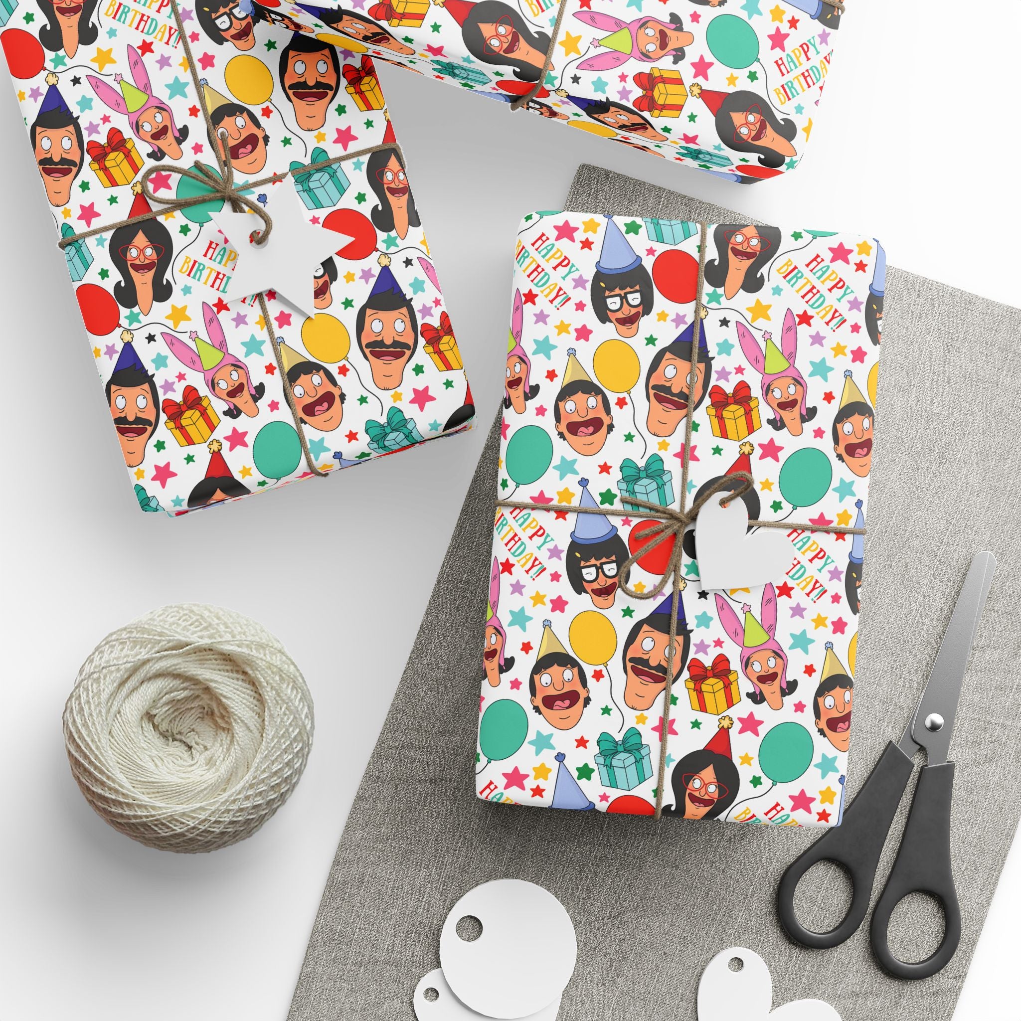 The Belcher's Birthday Gift Wrap