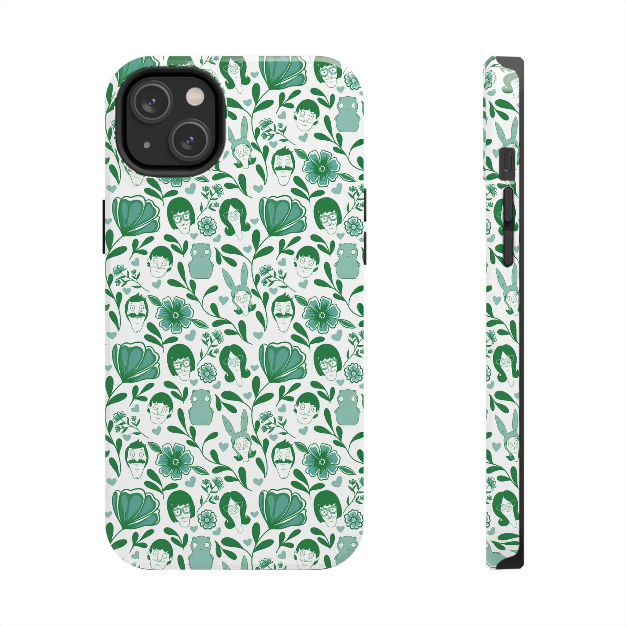 Belcher's Green Fine China Tough Phone Case (iPhone, Samsung) Not MagSafe!