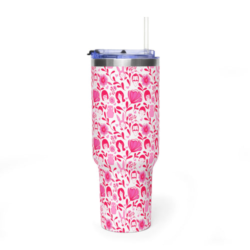 Belcher's Pink Fine China 40oz Tumbler