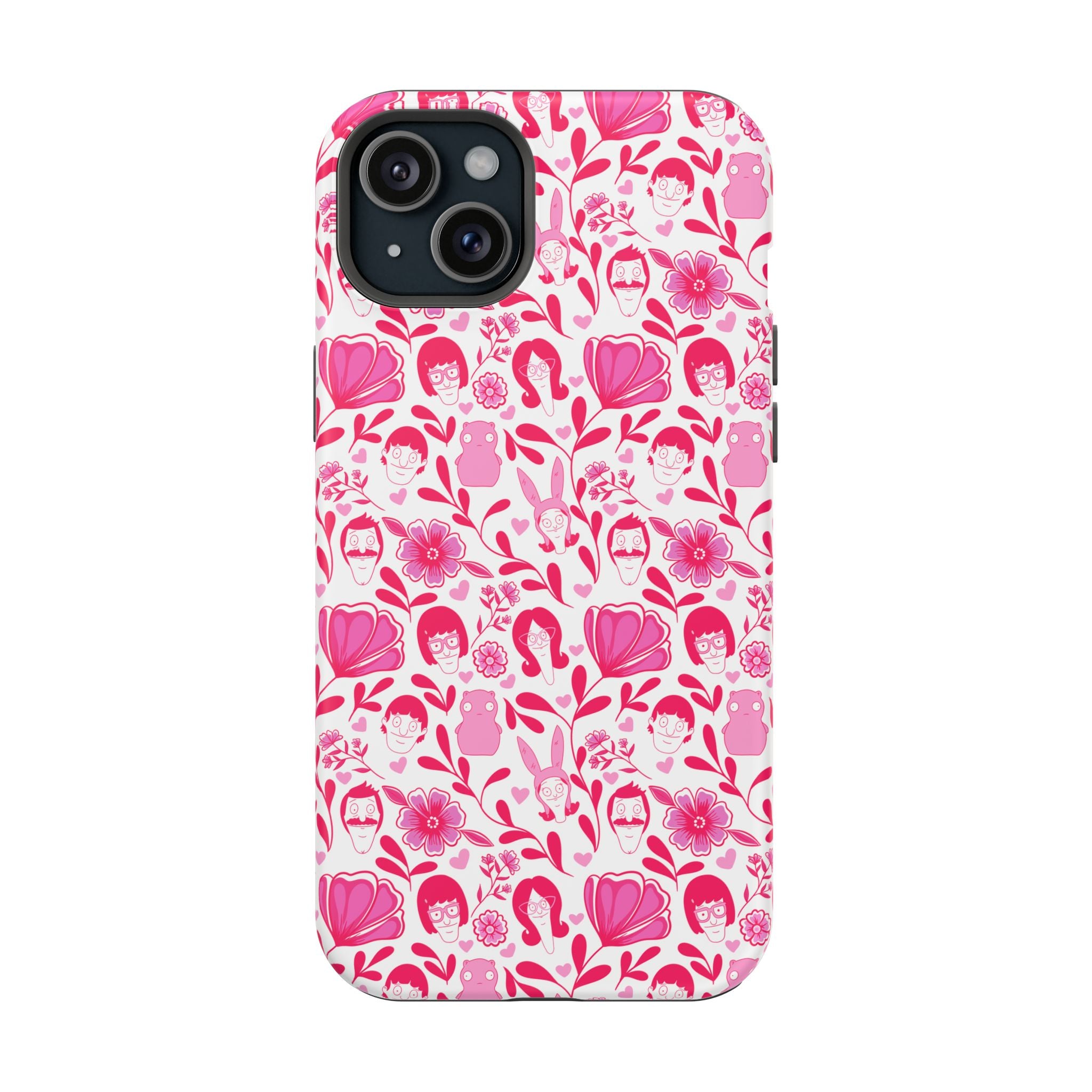 Belcher's Fine China iPhone Case V1 Pink – Magnetic Impact-Resistant