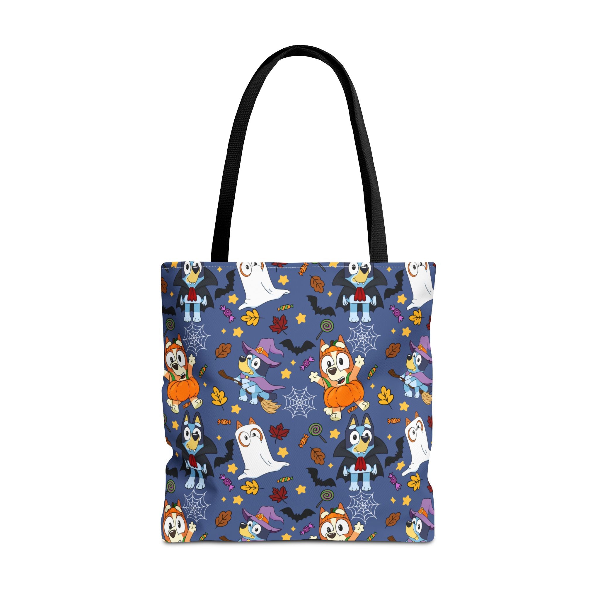 Blue Dog and Fam Trick or Treat Tote Bag