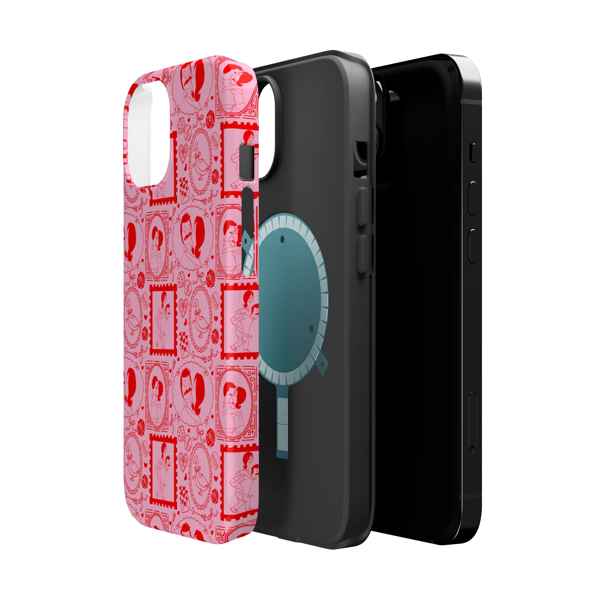 Linda & Bob Valentine's iPhone Case – Magnetic Impact-Resistant PINK